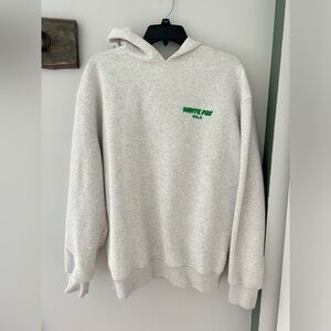 White fox hoodie